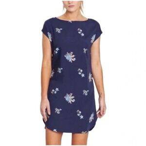 Patagonia‎ June Lake floral dress navy shift dress size small